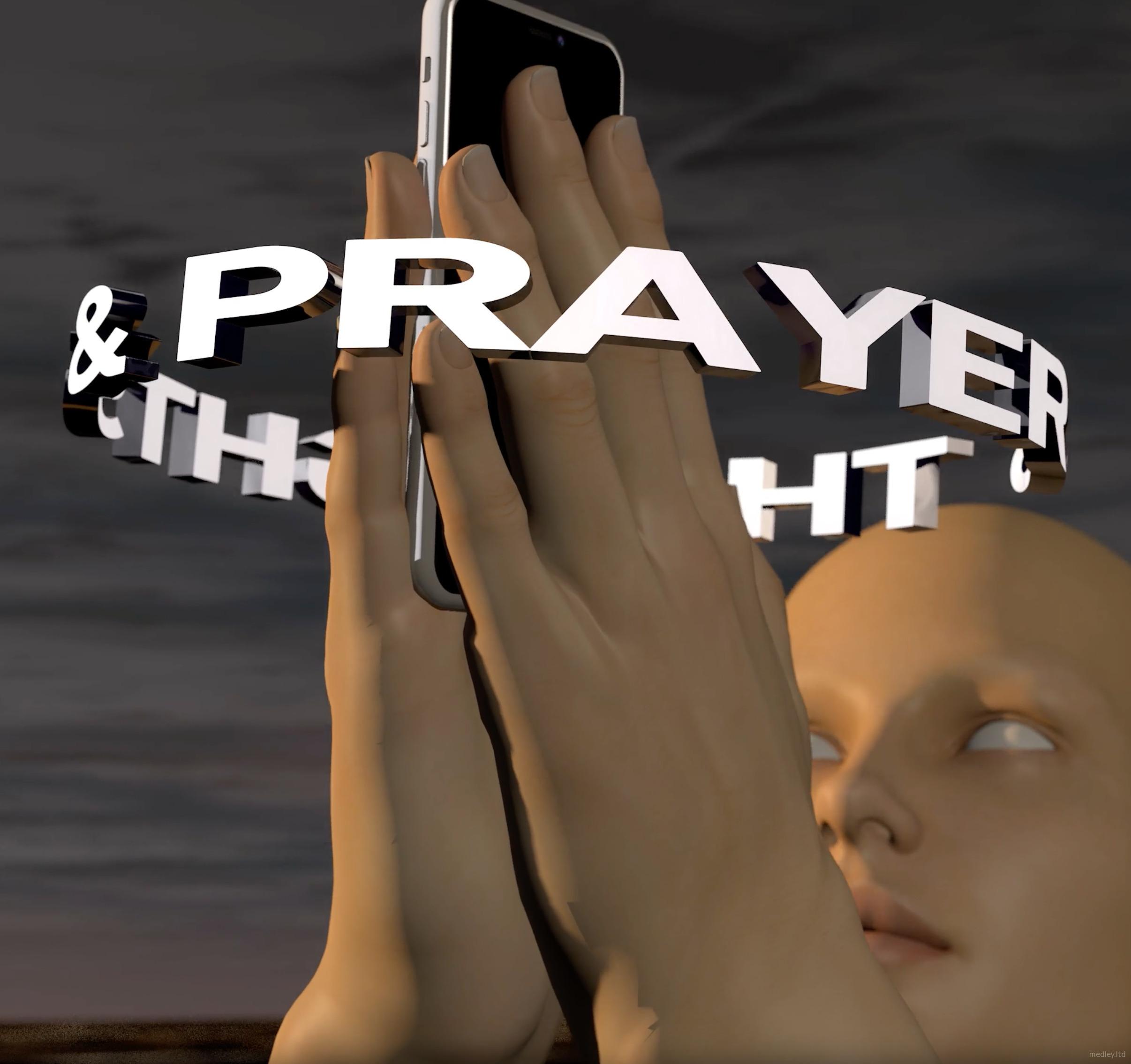 Thoughts & Prayers 3D animation