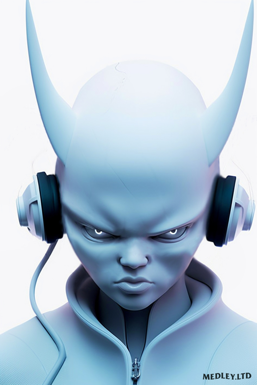 “Devil Music” 3D render and sculpt