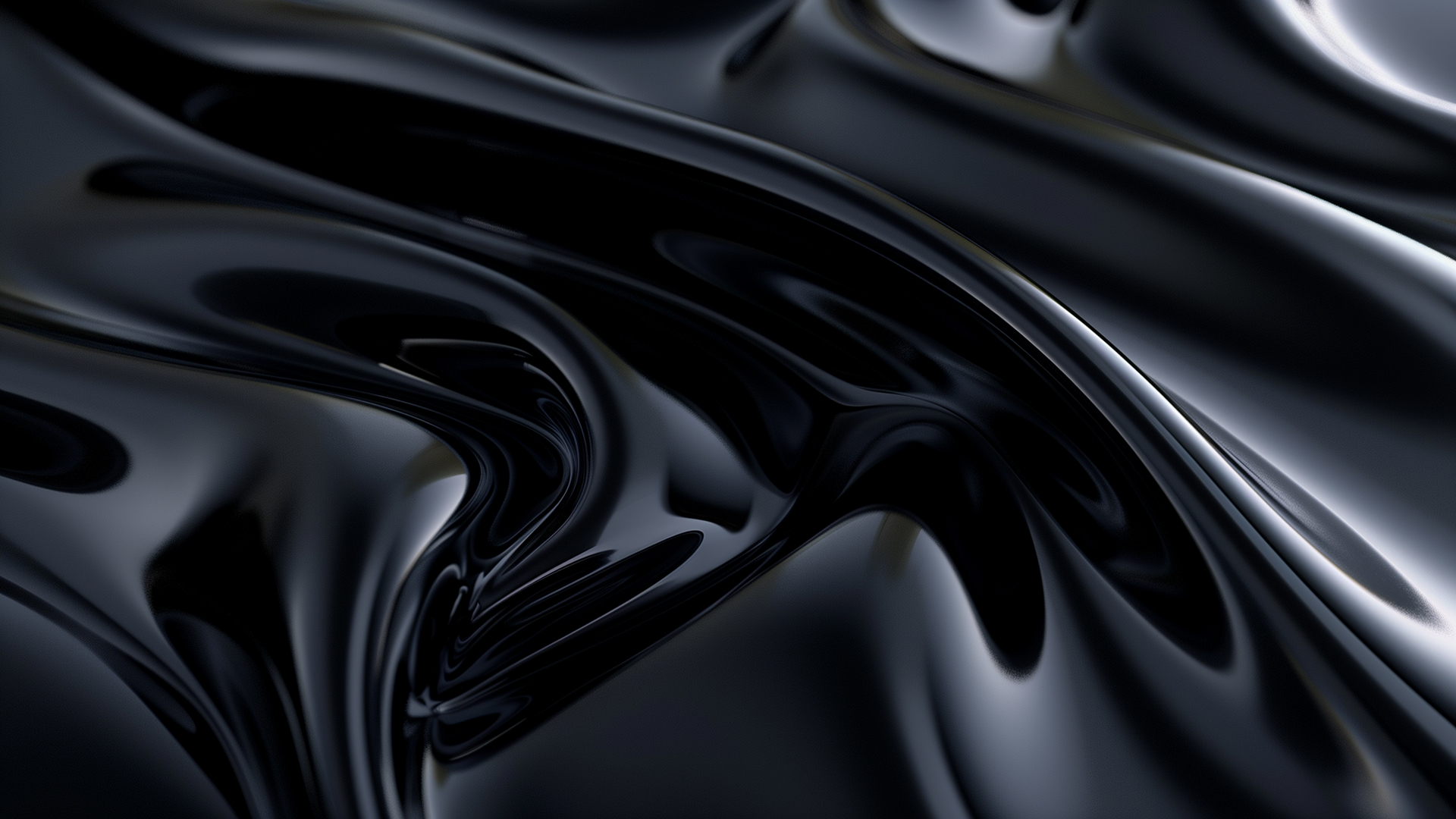 Cover image for blog post titled “Always Bet on ‘Almost’ Black” featuring abstract glossy black liquid texture